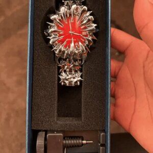 Handmade Quartz Analog Watch, Resizable links.